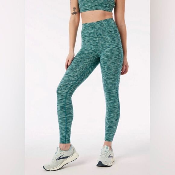 ✨ Outdoor Voices Flow 7/8 Leggings Patina Mix Teal XXS NWT - Picture 1 of 11